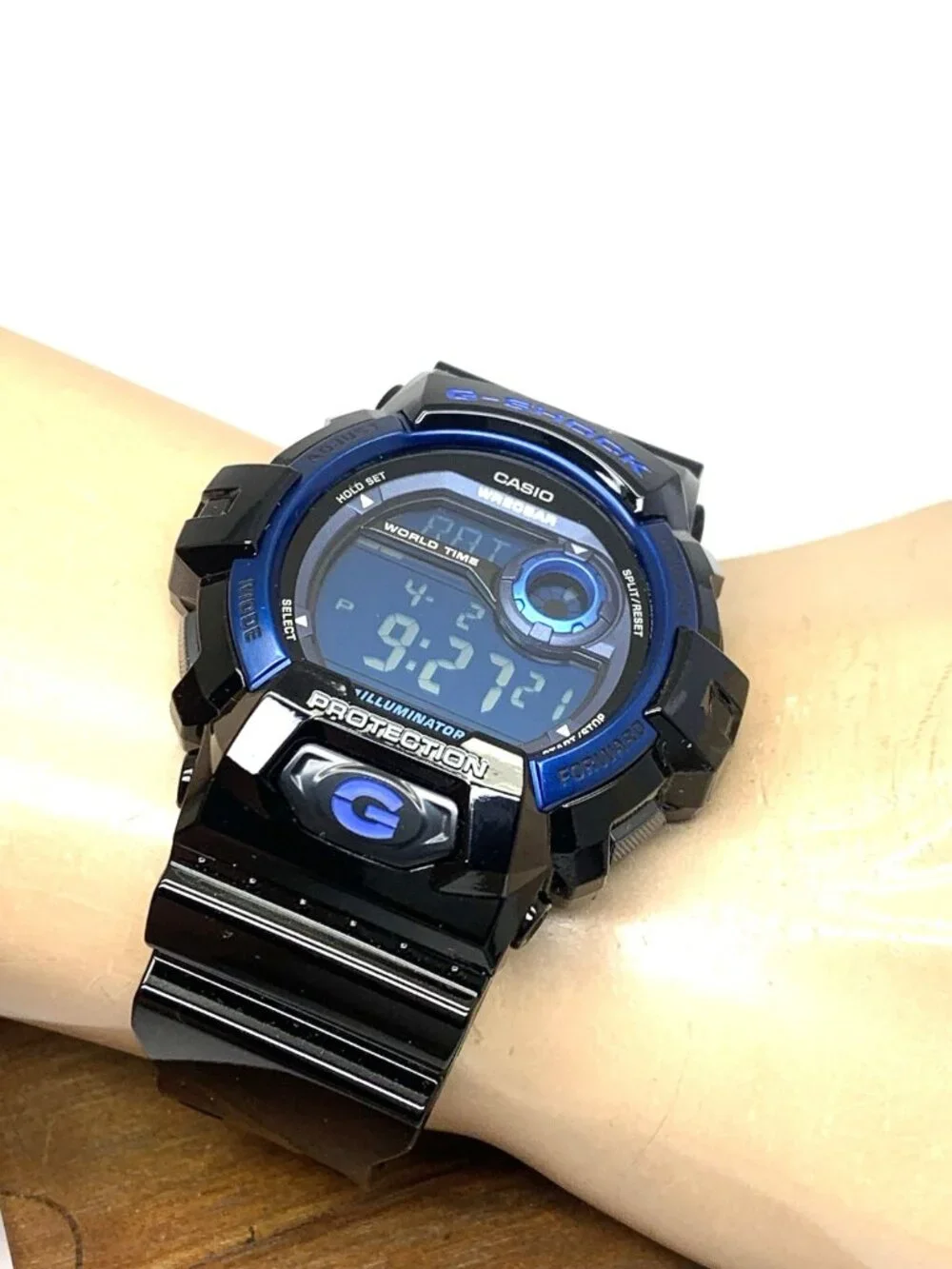 Casio G-Shock Men's Watch G8900 Quartz Digital Blue Black Resin Sport 3285 50mm